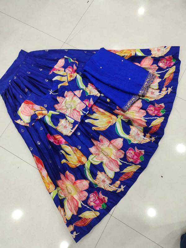 NEW LAUNCING KIDS LEHENGA CHOLI chinon silk Mumbai kids clothing distributors